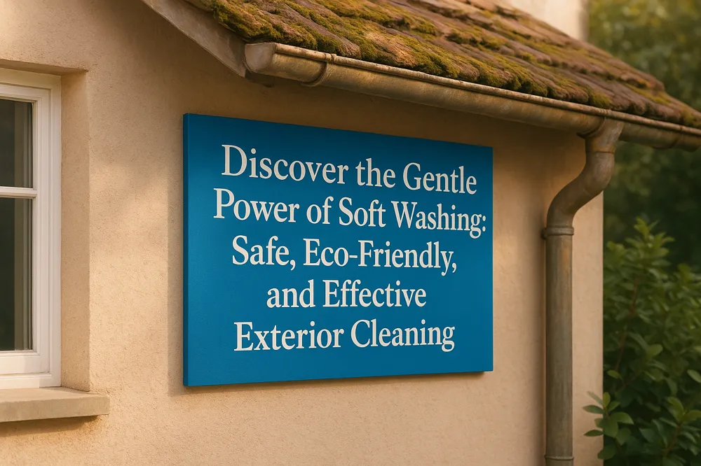 Discover the Gentle Power of Soft Washing: Safe, Eco-Friendly, and Effective Exterior Cleaning