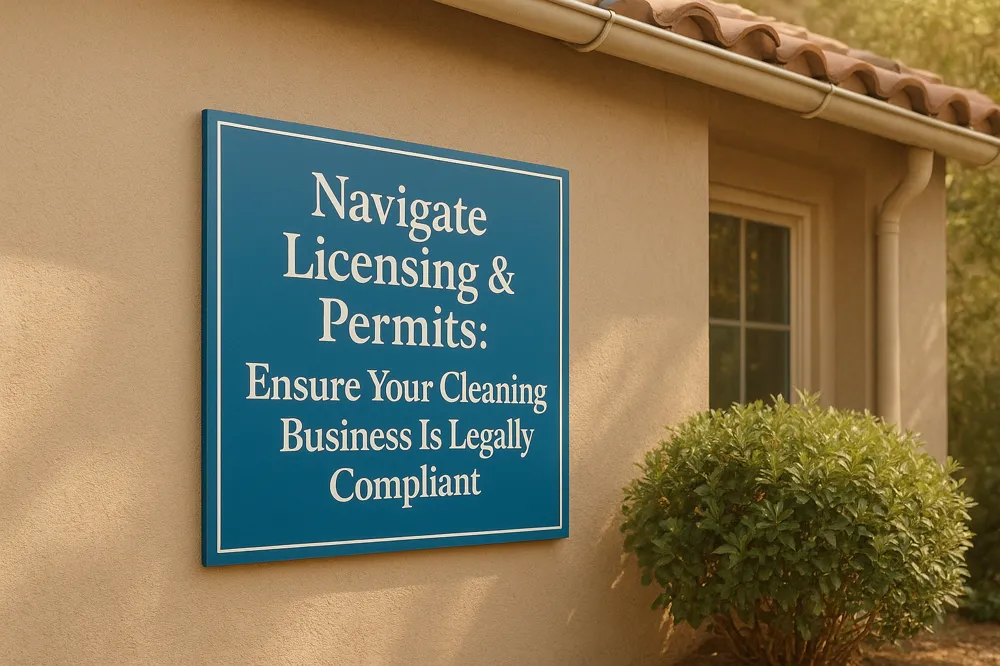 Navigate Licensing &amp; Permits: Ensure Your Cleaning Business Is Legally Compliant