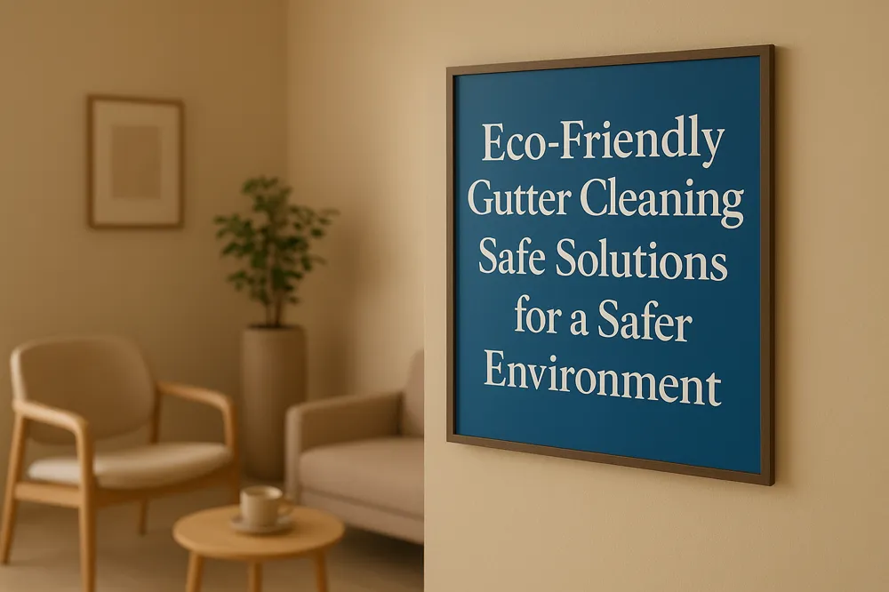 Eco-Friendly Gutter Cleaning: Safe Solutions for a Safer Environment