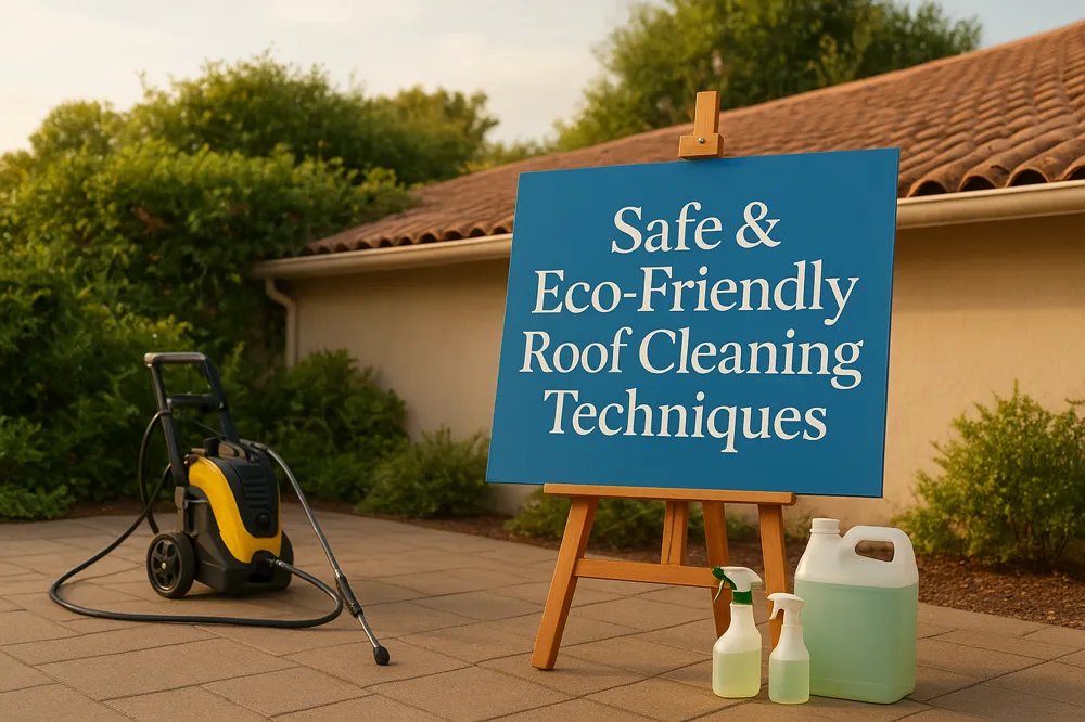 Safe &amp; Eco-Friendly Roof Cleaning Techniques