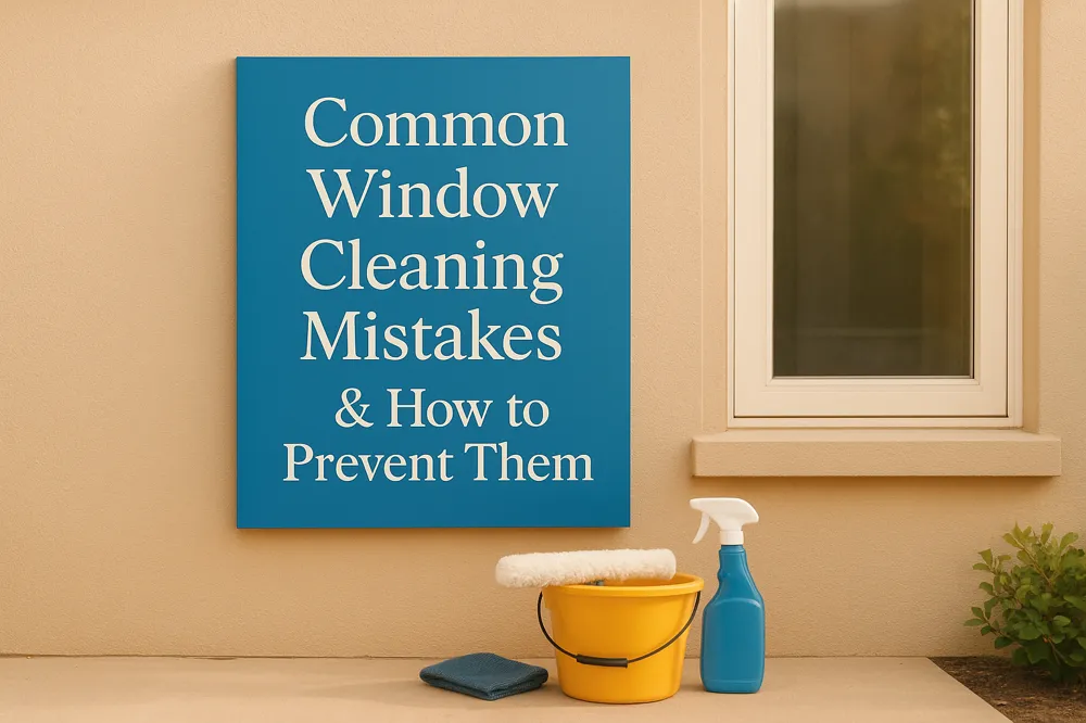 Common Window Cleaning Mistakes &amp; How to Prevent Them