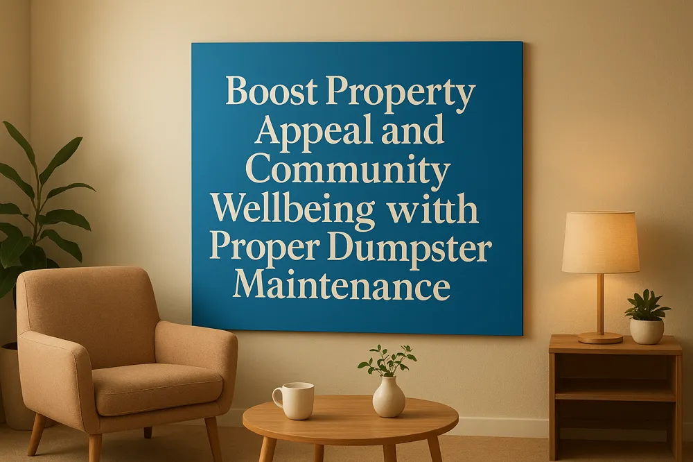 Boost Property Appeal and Community Wellbeing with Proper Dumpster Maintenance