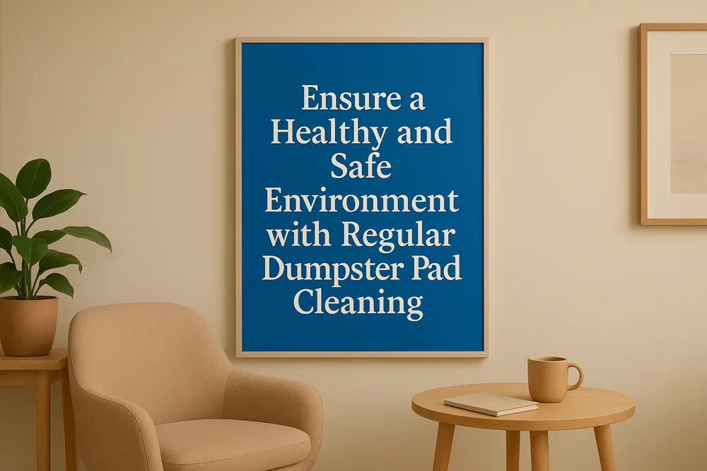 Ensure a Healthy and Safe Environment with Regular Dumpster Pad Cleaning