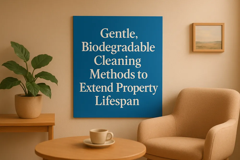 Gentle, Biodegradable Cleaning Methods to Extend Property Lifespan