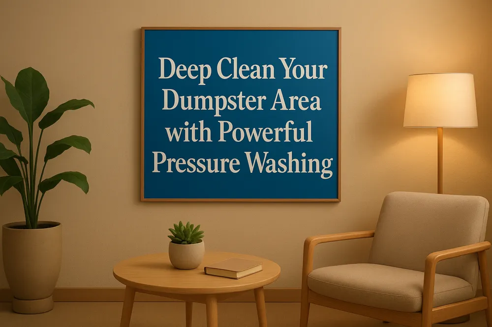 Deep Clean Your Dumpster Area with Powerful Pressure Washing