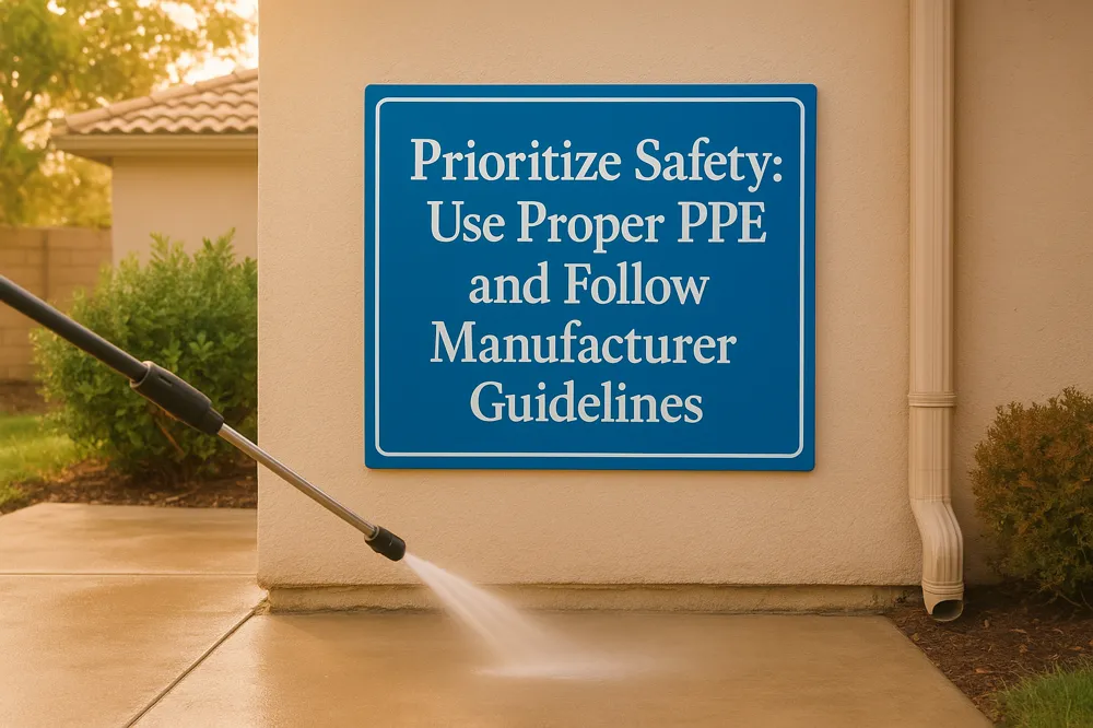 Prioritize Safety: Use Proper PPE and Follow Manufacturer Guidelines