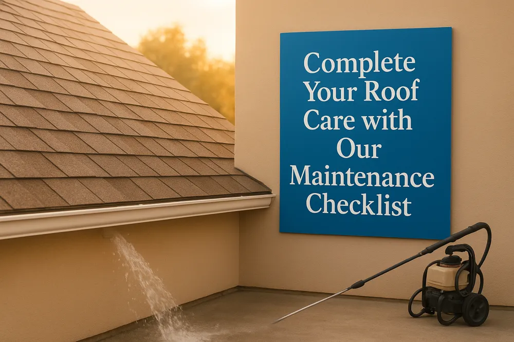 Complete Your Roof Care with Our Maintenance Checklist
