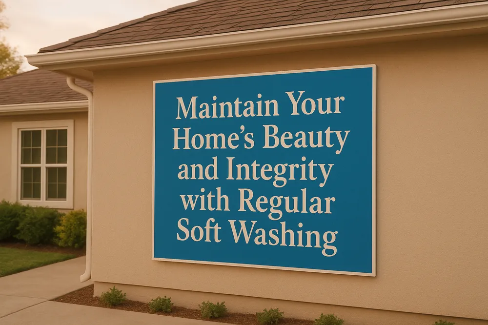 Maintain Your Home’s Beauty and Integrity with Regular Soft Washing