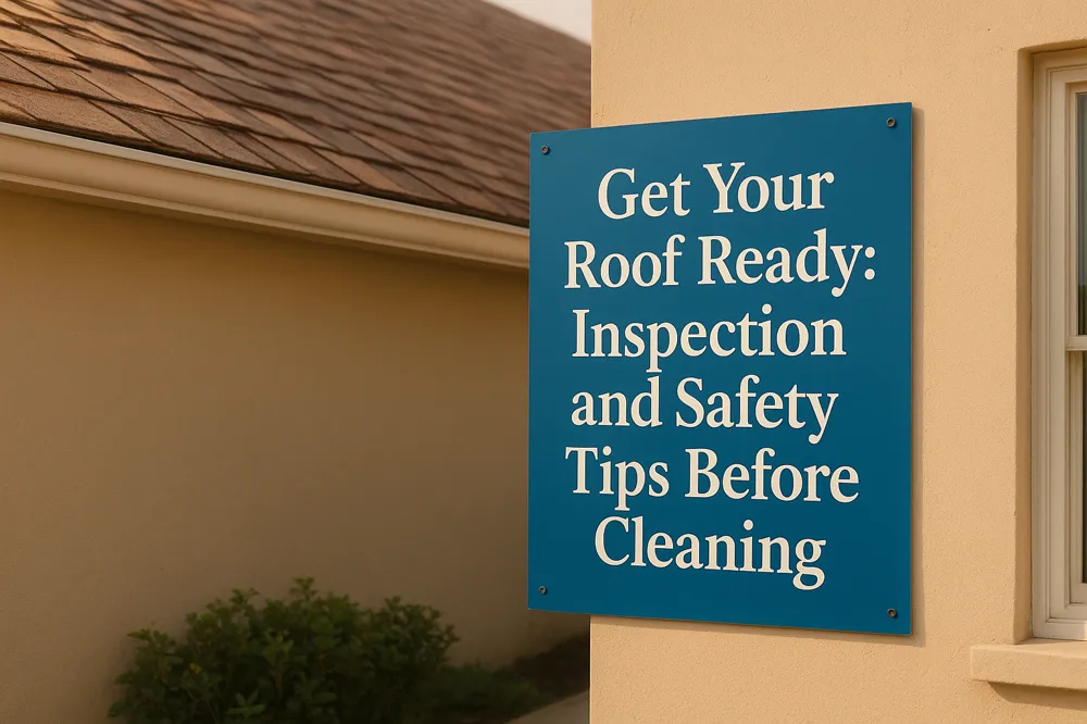 Get Your Roof Ready: Inspection and Safety Tips Before Cleaning