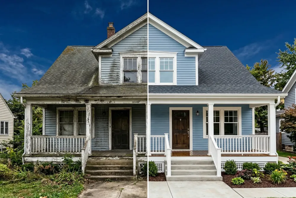 Use surface‑specific detergents, low‑pressure rinses, and appropriate nozzle angles; protect plants and outlets, and finish with sealants where needed.