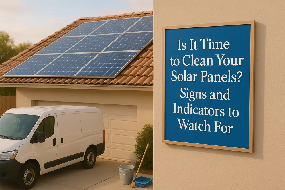 Is It Time to Clean Your Solar Panels? Signs and Indicators to Watch For