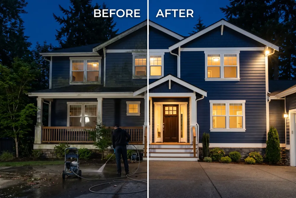 Night‑time cleaning (after 9 PM) eliminates daytime foot‑traffic noise complaints, leverages cooler temps for better detergent dwell, and allows staggered zones to stay open.