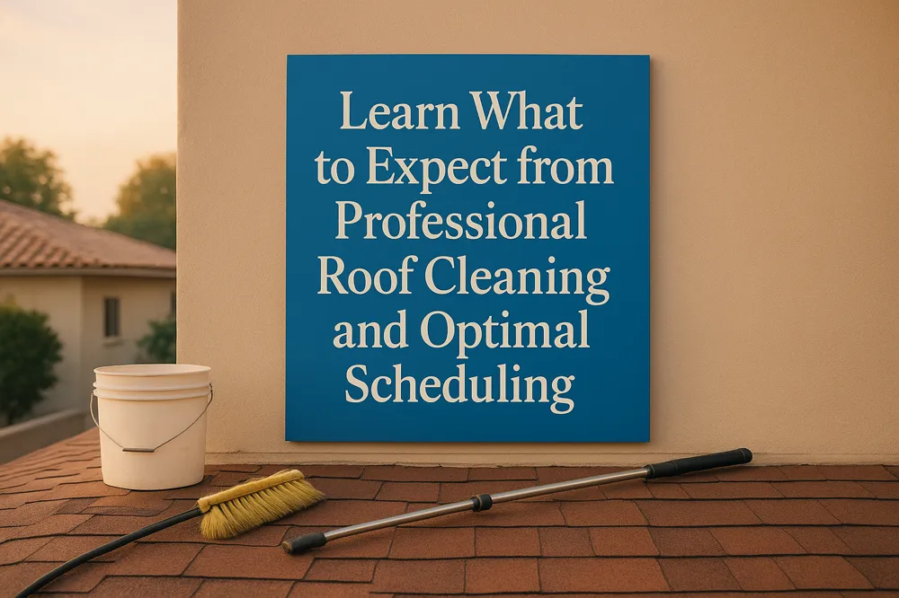 Learn What to Expect from Professional Roof Cleaning and Optimal Scheduling