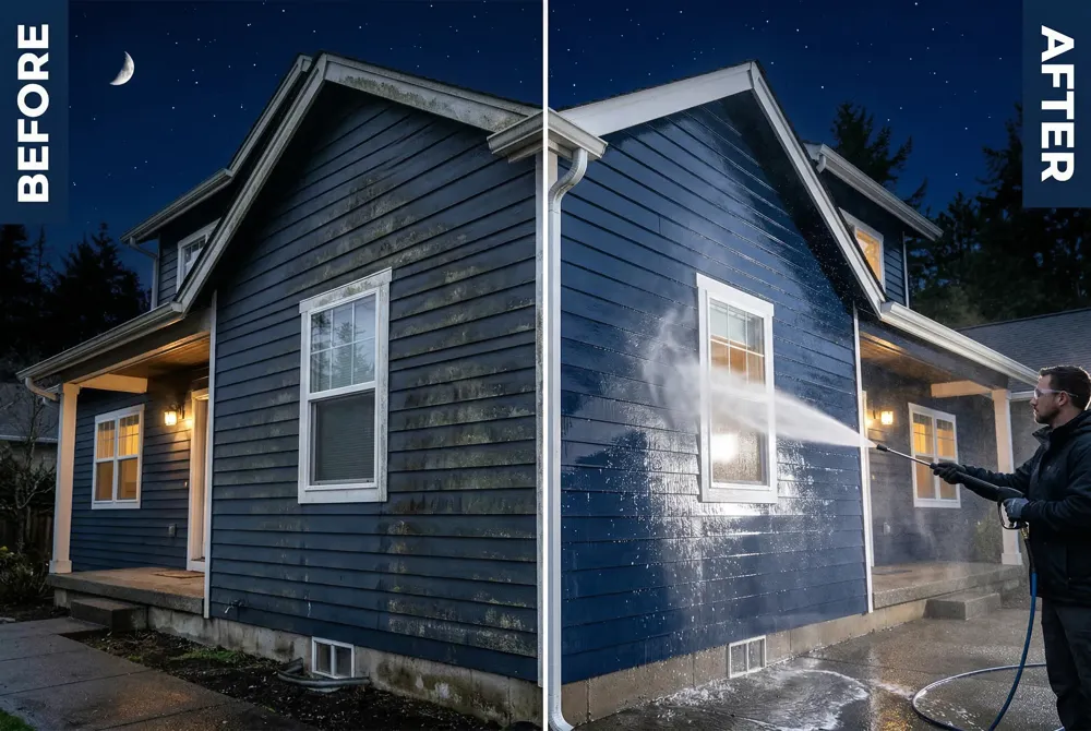 Quickly test a hidden spot, apply a low‑VOC graffiti remover, dwell 5‑30 min, pressure‑wash at appropriate psi, repeat if needed, then seal with a breathable anti‑graffiti coating.