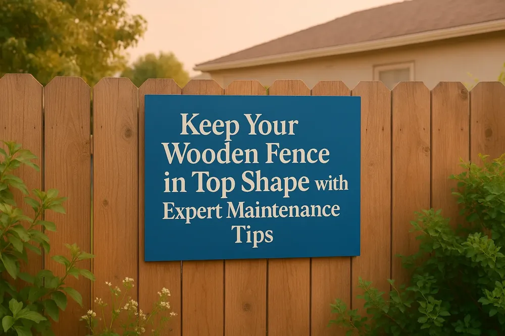 Keep Your Wooden Fence in Top Shape with Expert Maintenance Tips