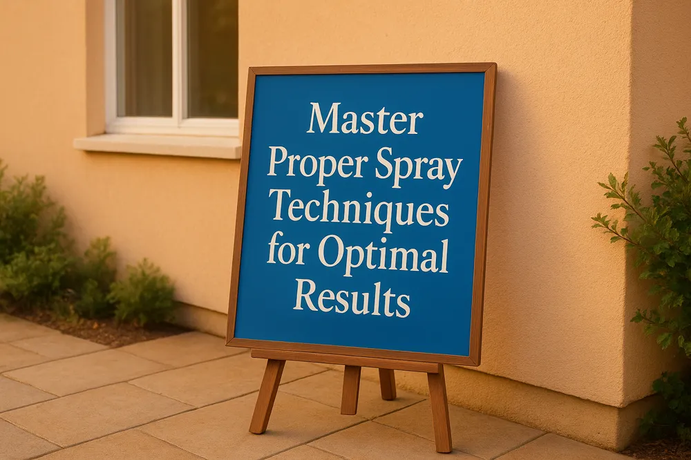 Master Proper Spray Techniques for Optimal Results