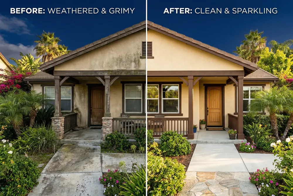 A pristine exterior improves indoor air quality, reduces slip‑and‑fall hazards, and correlates with a 78% higher lease‑renewal rate and up to 12% better tenant retention.