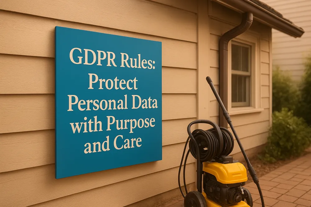 GDPR Rules: Protect Personal Data with Purpose and Care