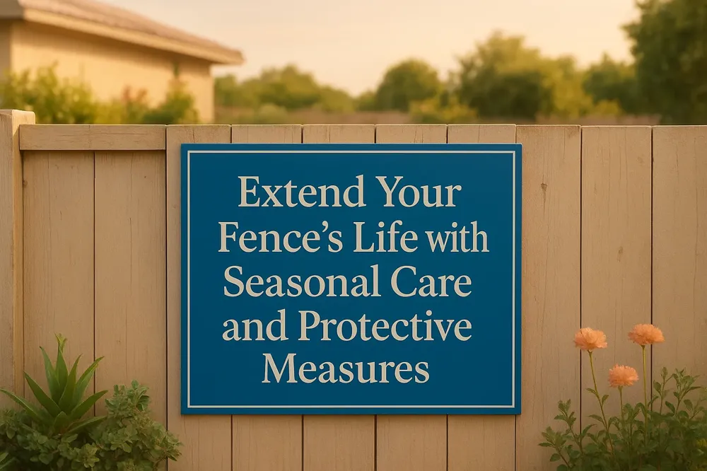 Extend Your Fence's Life with Seasonal Care and Protective Measures
