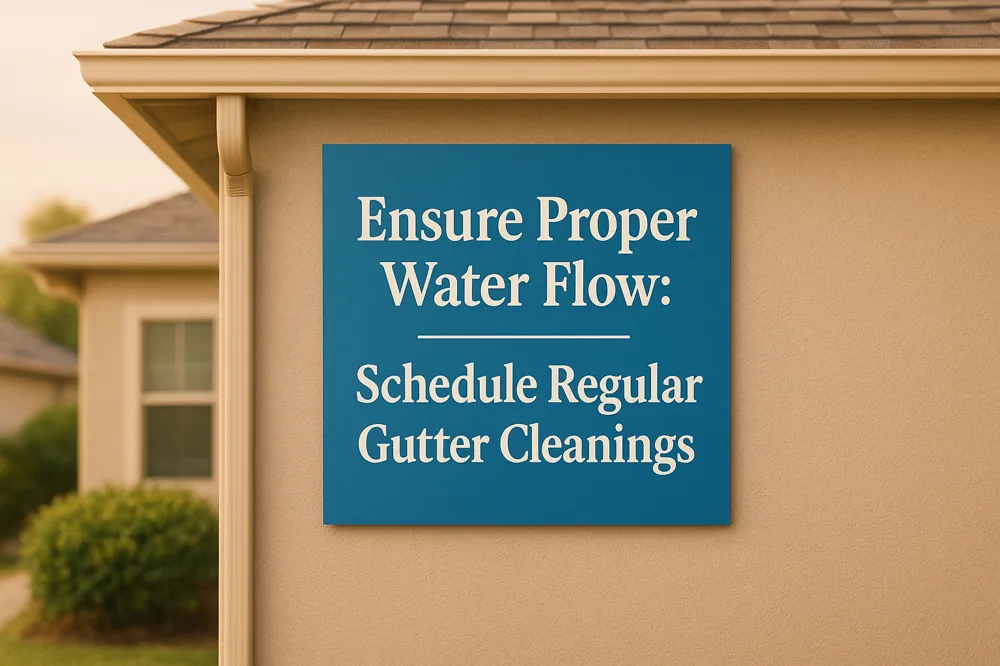 Ensure Proper Water Flow: Schedule Regular Gutter Cleanings