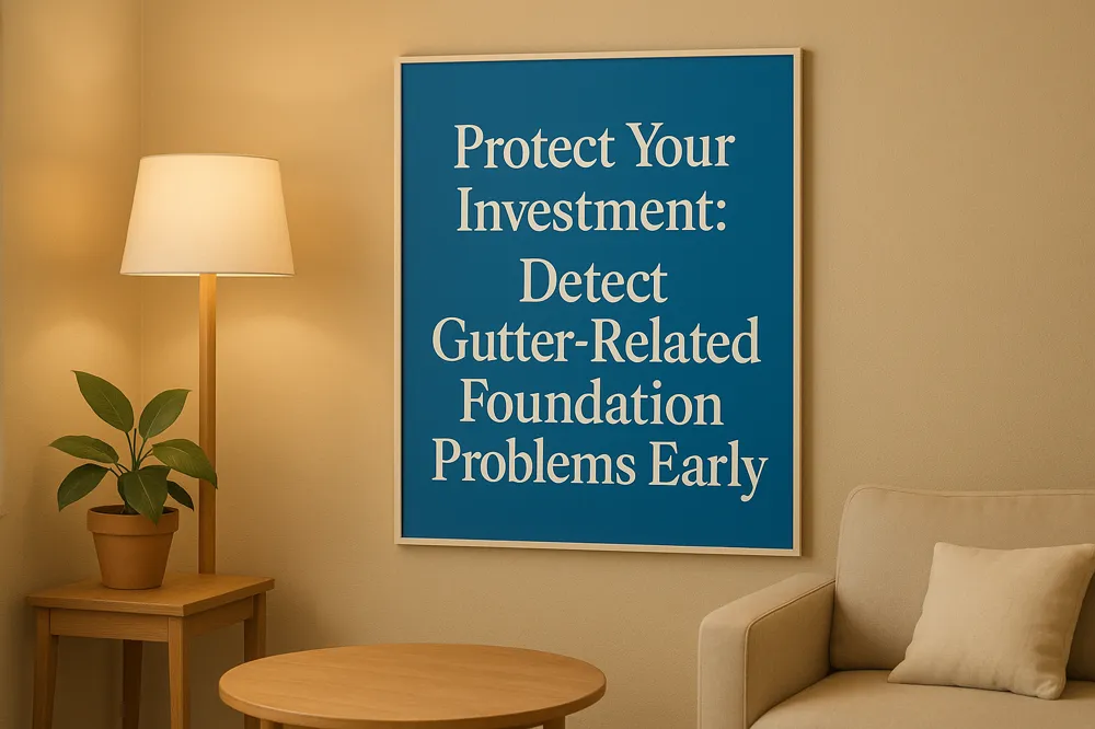 Protect Your Investment: Detect Gutter-Related Foundation Problems Early