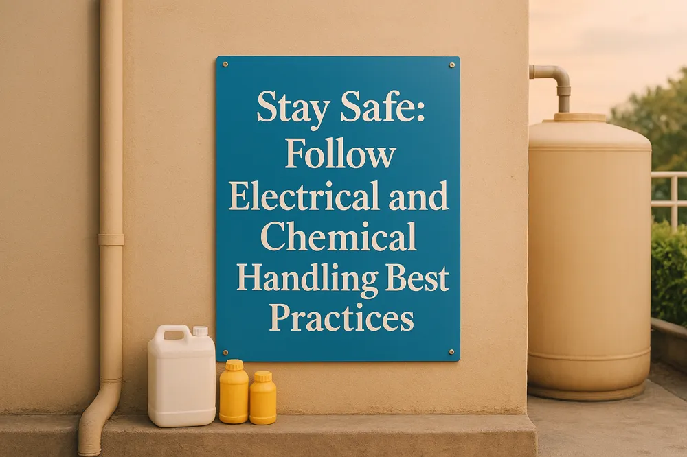 Stay Safe: Follow Electrical and Chemical Handling Best Practices
