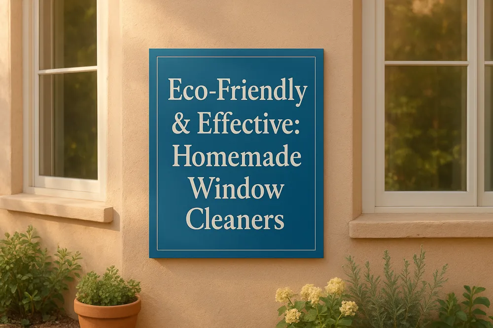 Eco-Friendly &amp; Effective: Homemade Window Cleaners