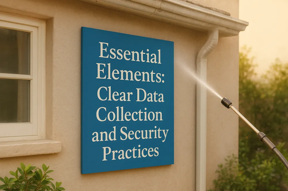 Essential Elements: Clear Data Collection and Security Practices