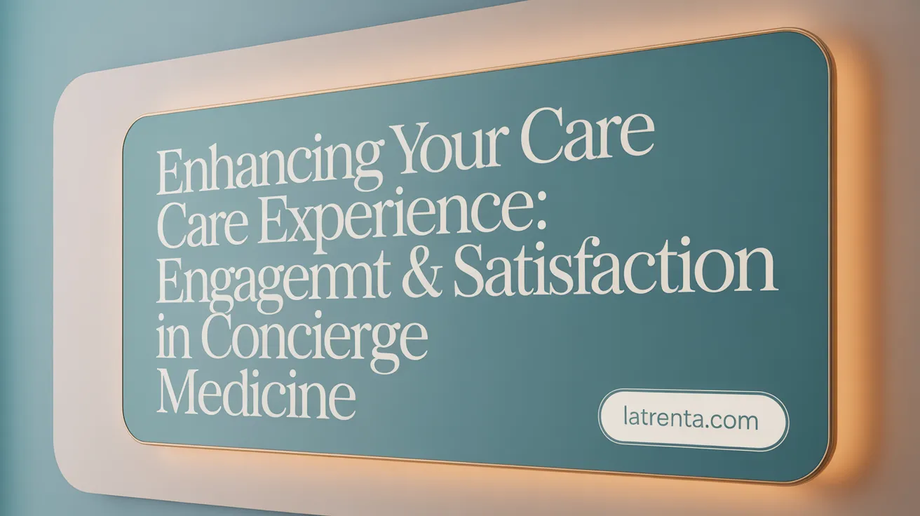 Enhancing Your Care Experience: Engagement & Satisfaction in Concierge Medicine