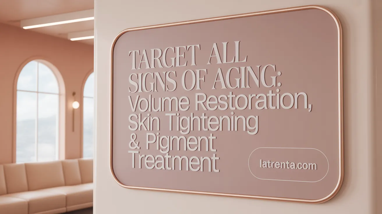 Target All Signs of Aging: Volume Restoration, Skin Tightening & Pigment Treatment