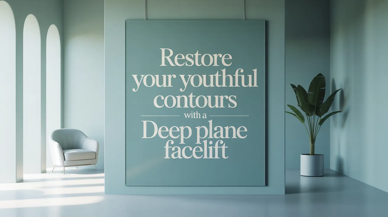 Restore Your Youthful Contours with a Deep Plane Facelift