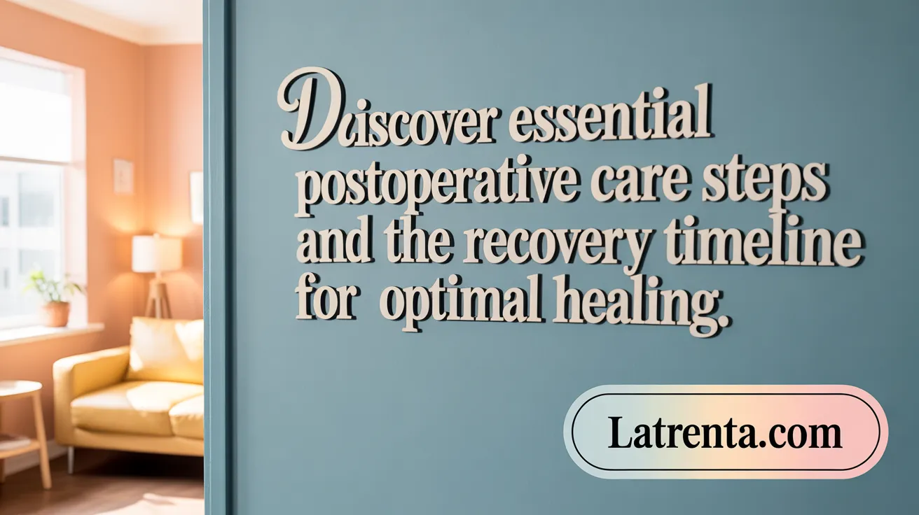 Discover essential postoperative care steps and the recovery timeline for optimal healing.