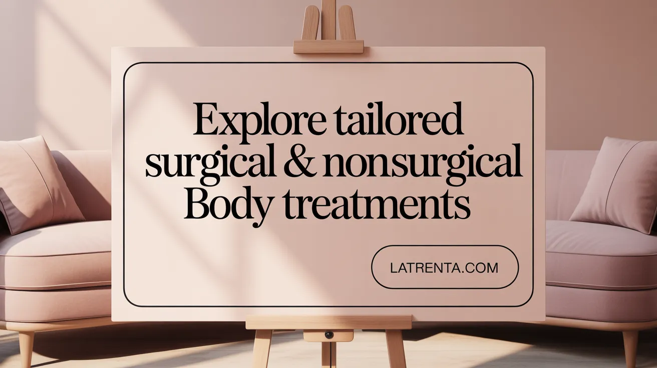 Explore Tailored Surgical & Non-Surgical Body Treatments