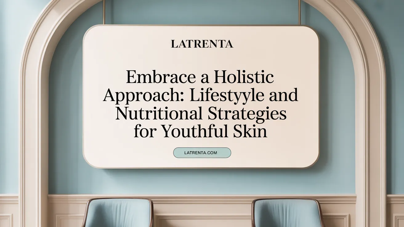Embrace a Holistic Approach: Lifestyle and Nutritional Strategies for Youthful Skin