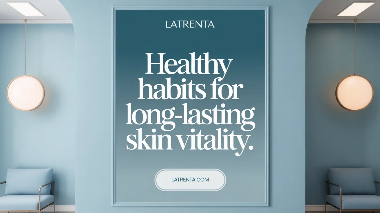 Healthy Habits for Long-Lasting Skin Vitality