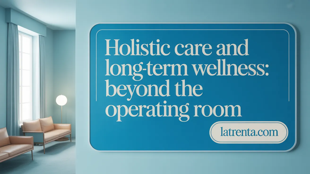 Holistic Care and Long-Term Wellness: Beyond the Operating Room