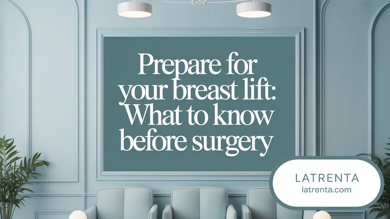 Prepare for Your Breast Lift: What to Know Before Surgery