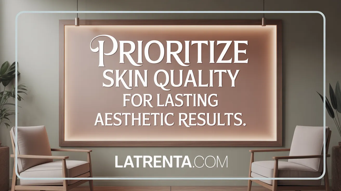 Prioritize Skin Quality for Lasting Aesthetic Results
