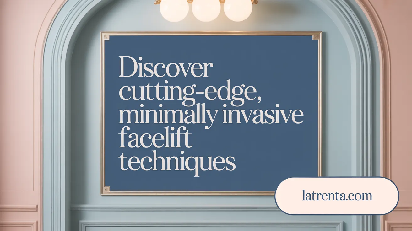 Discover Cutting-Edge, Minimally Invasive Facelift Techniques