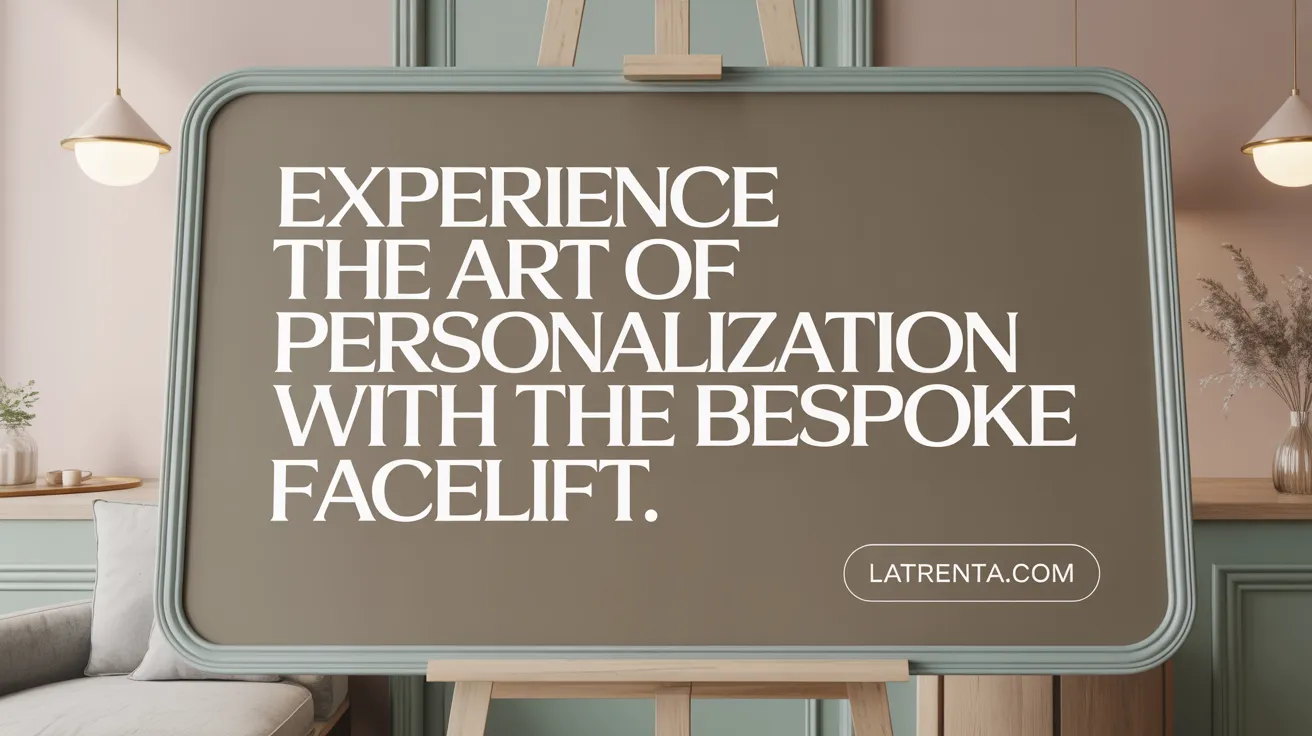 Experience the Art of Personalization with the Bespoke Facelift