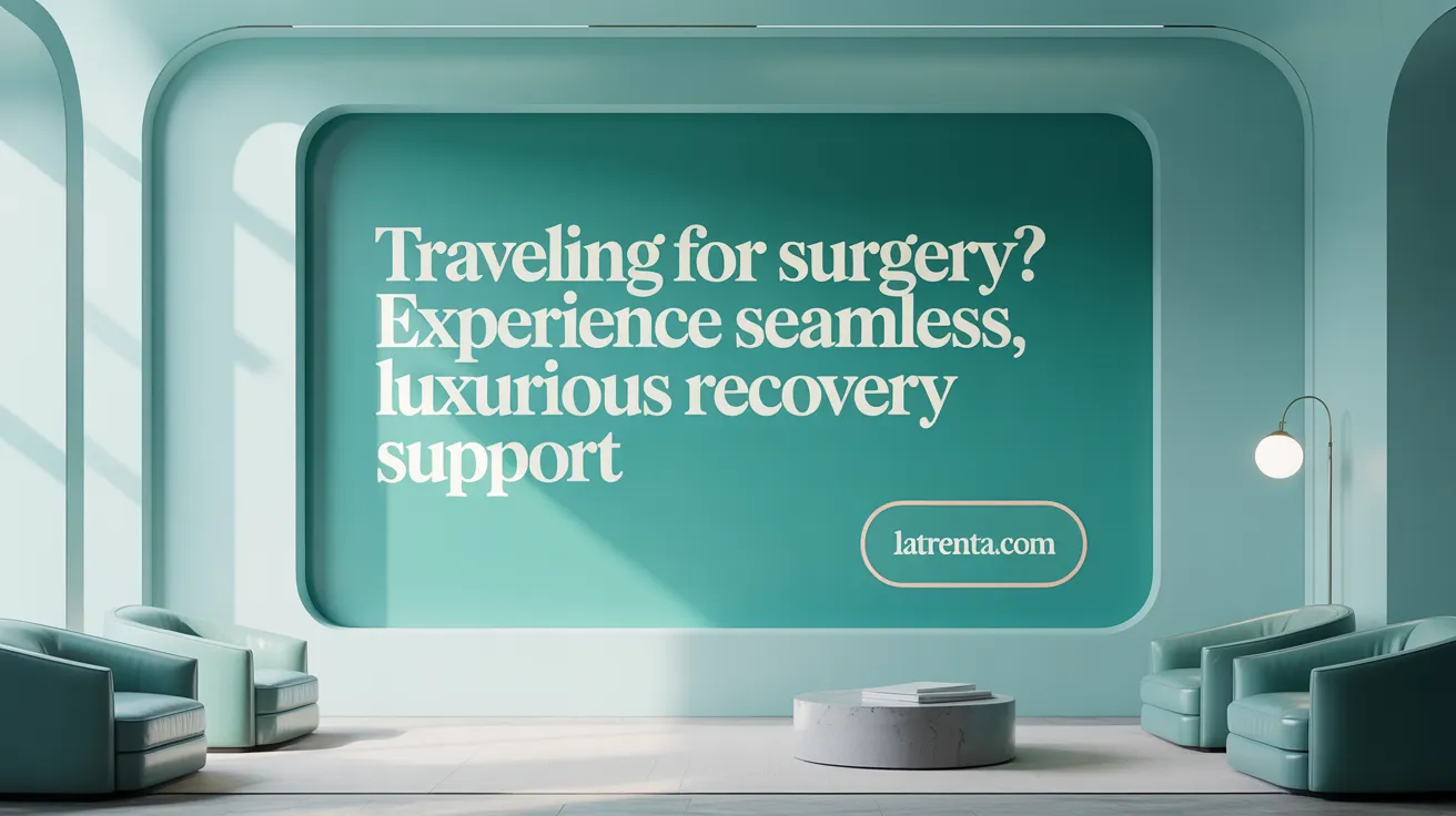 Traveling for Surgery? Experience Seamless, Luxurious Recovery Support