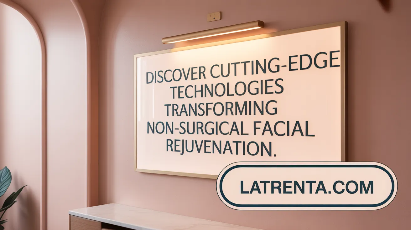 Discover Cutting-Edge Technologies Transforming Non-Surgical Facial Rejuvenation