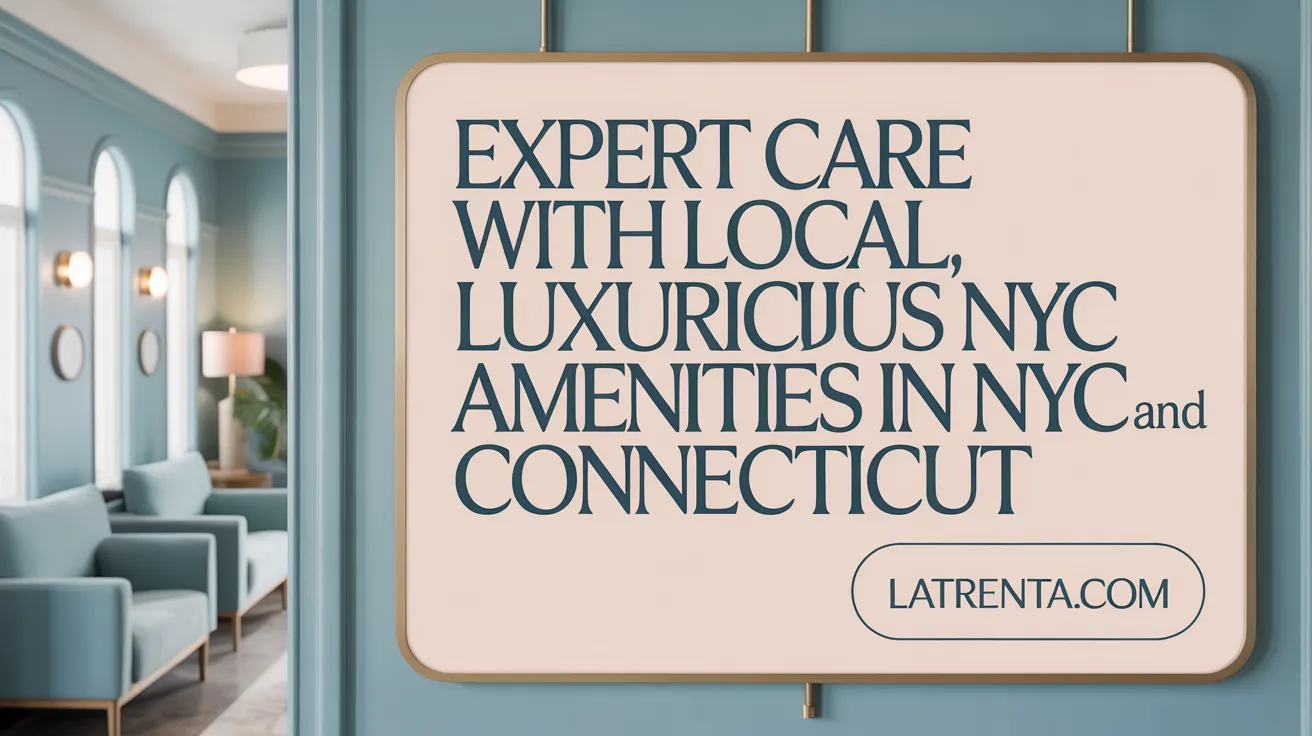 Expert Care with Local, Luxurious Amenities in NYC and Connecticut