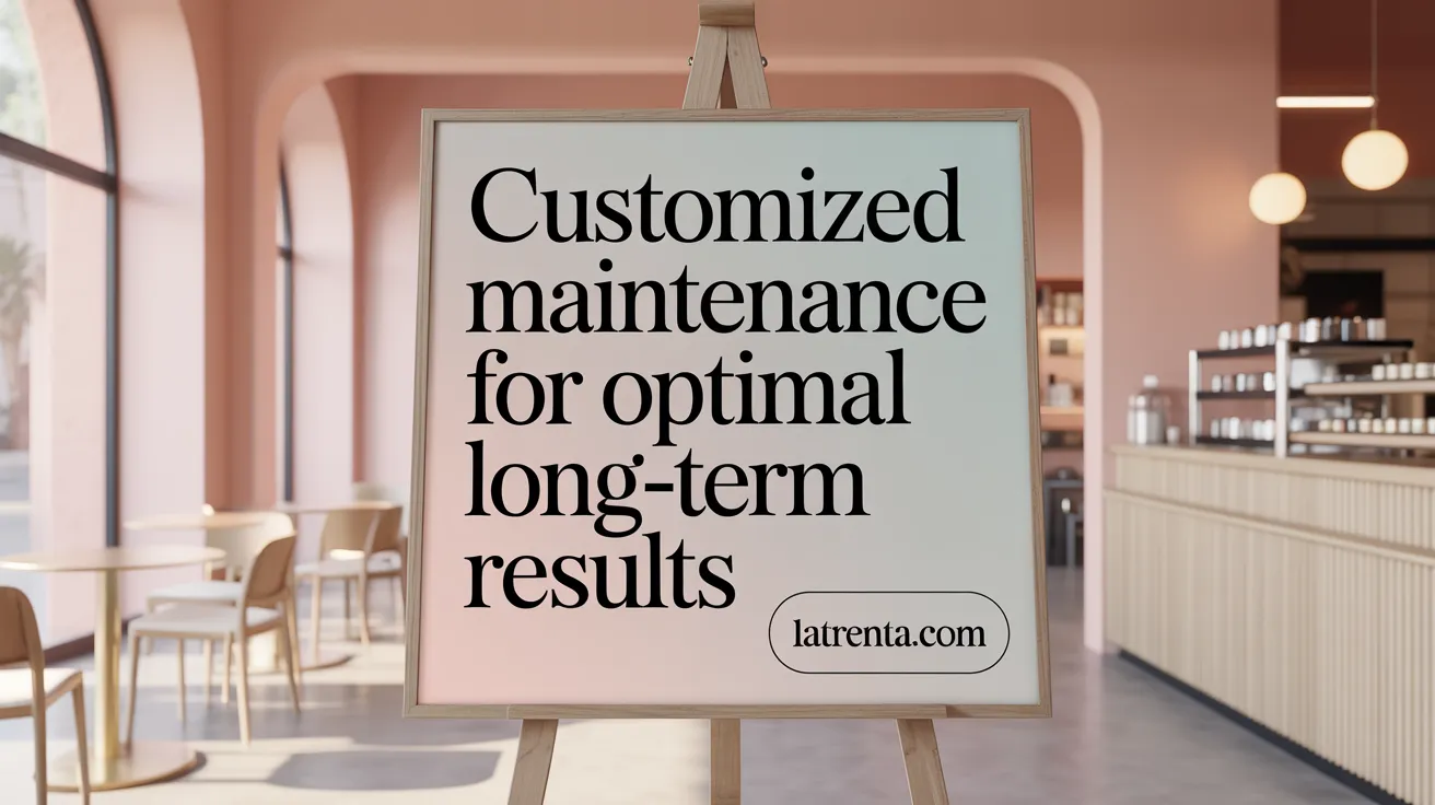 Customized Maintenance for Optimal Long-Term Results
