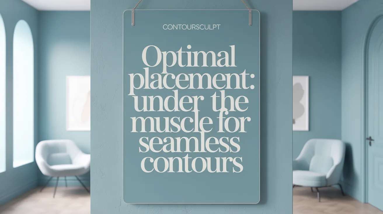 Optimal Placement: Under the Muscle for Seamless Contours