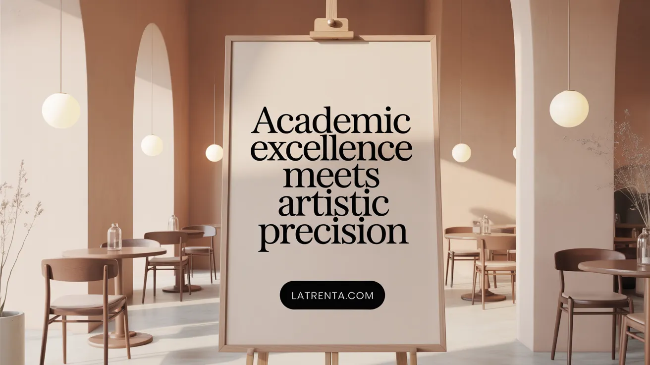 Academic Excellence Meets Artistic Precision