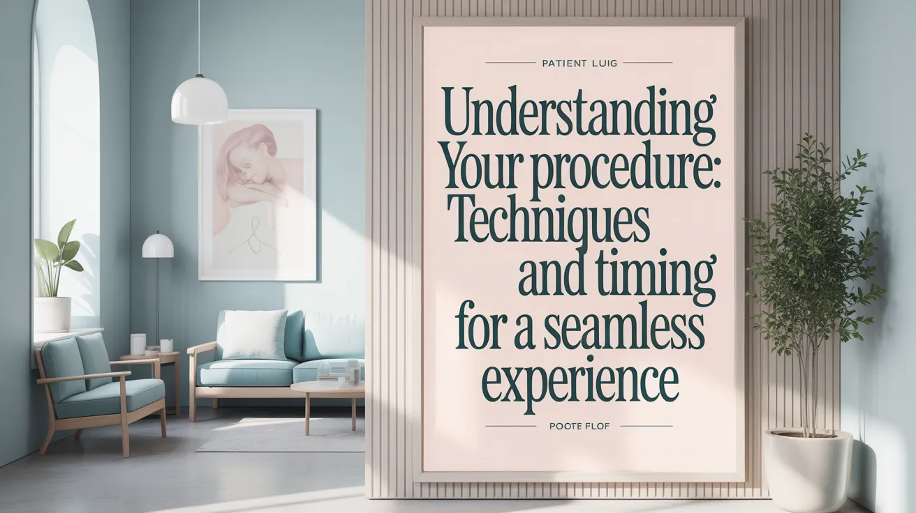 Understanding Your Procedure: Techniques and Timing for a Seamless Experience
