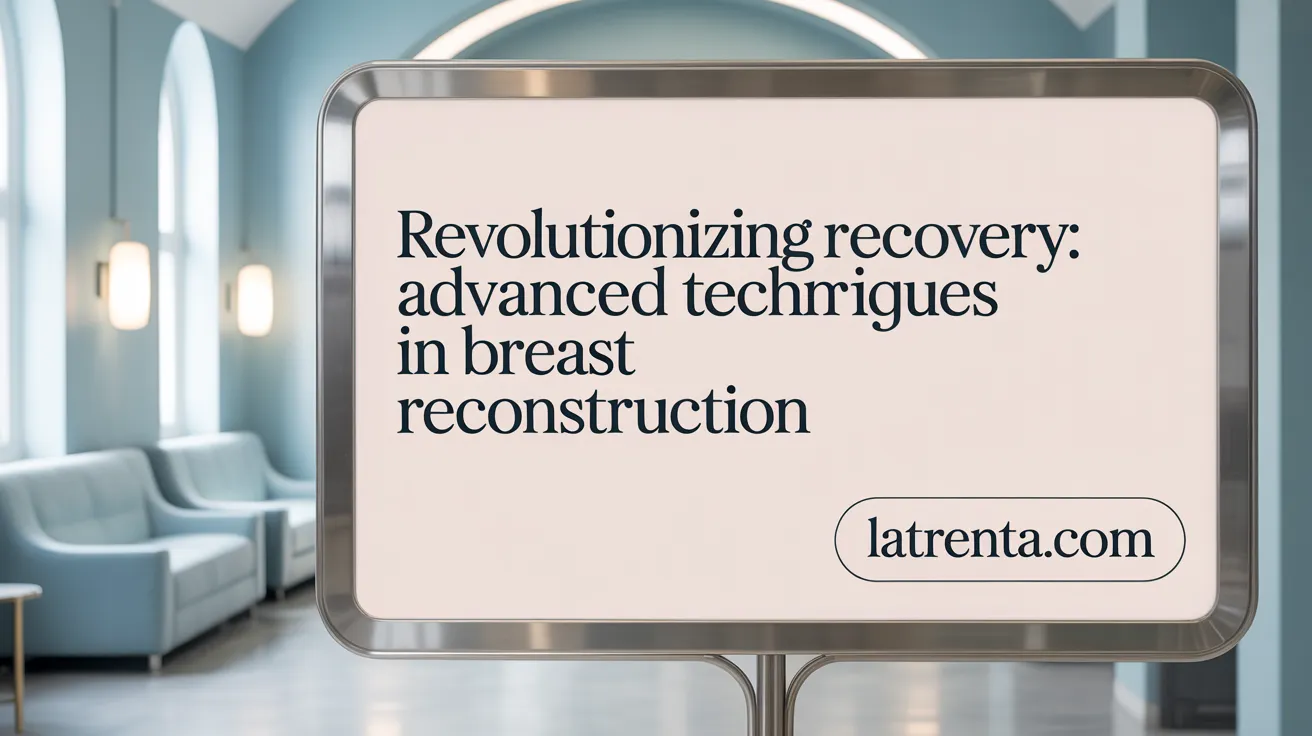 Revolutionizing Recovery: Advanced Techniques in Breast Reconstruction