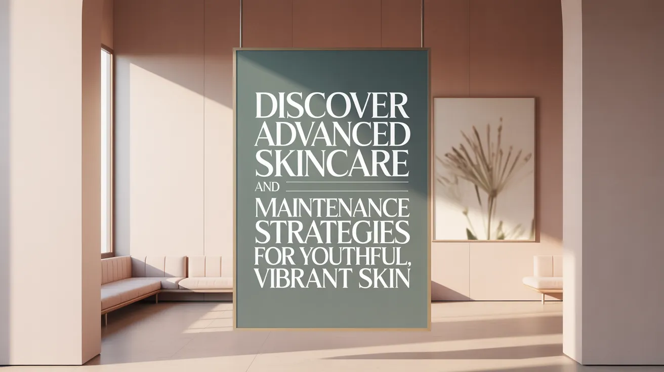 Discover Advanced Skincare and Maintenance Strategies for Youthful, Vibrant Skin