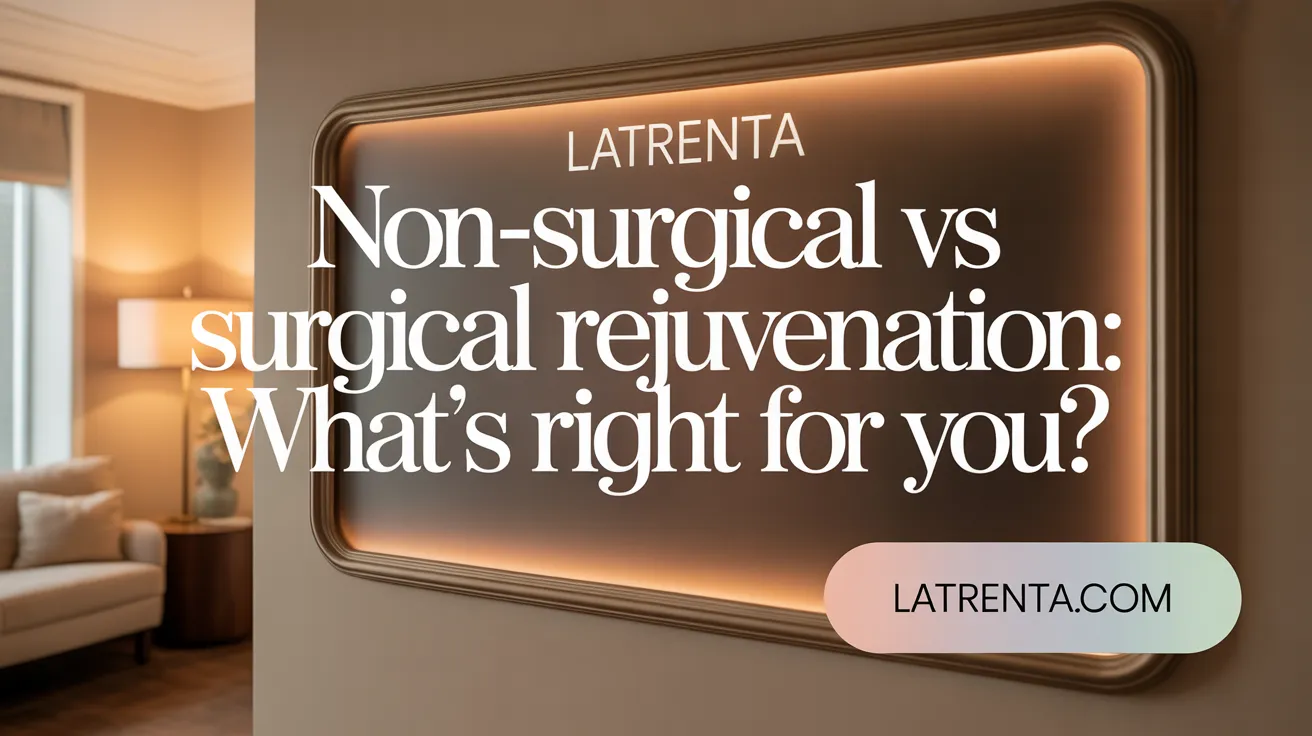 Non-Surgical vs Surgical Rejuvenation: What’s Right for You?
